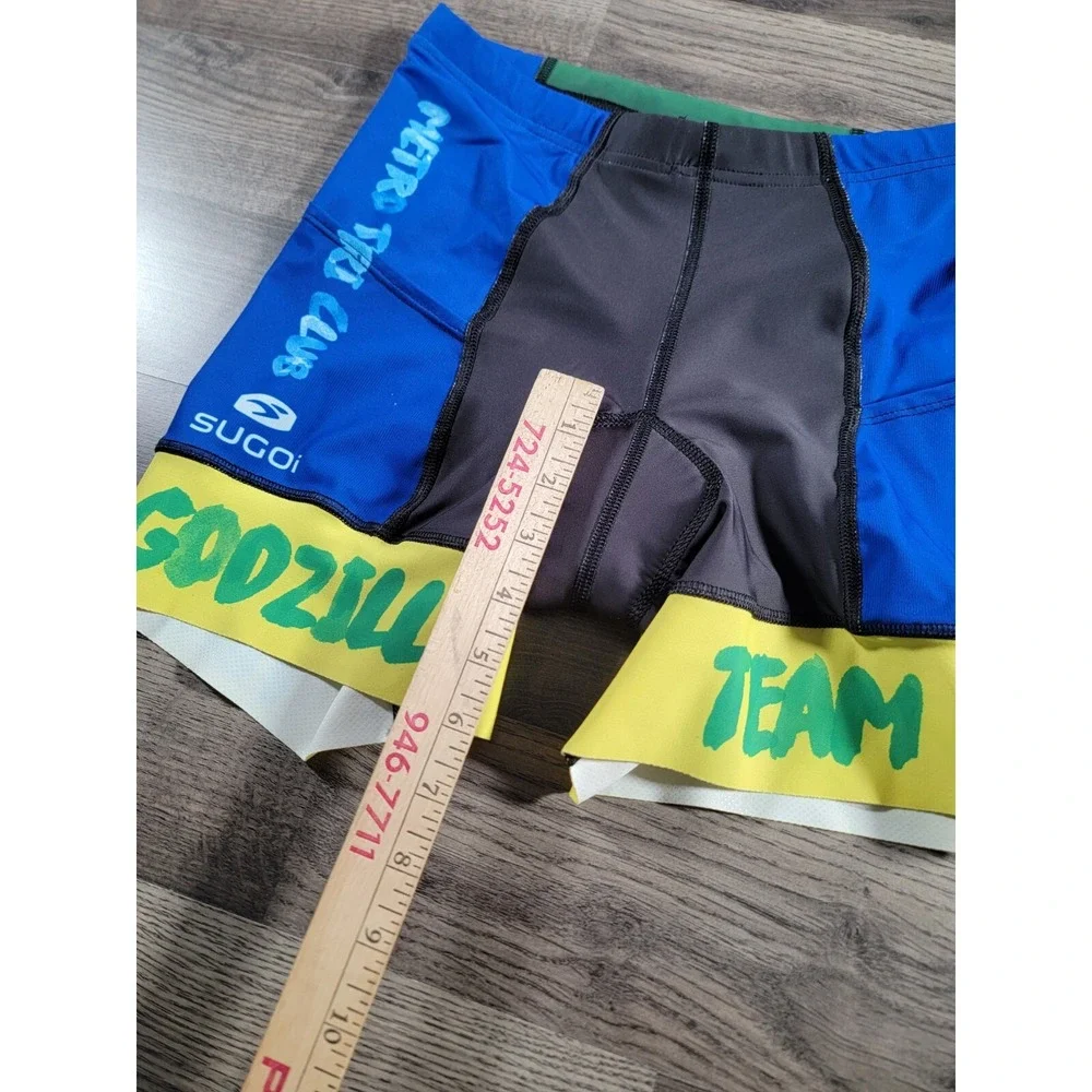 SUGOI Cycling Shorts Womens Small Stretch Inner Pad Elastic Waist Drawstring